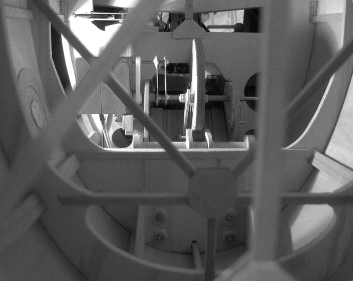 Fahrwerk Innenansicht