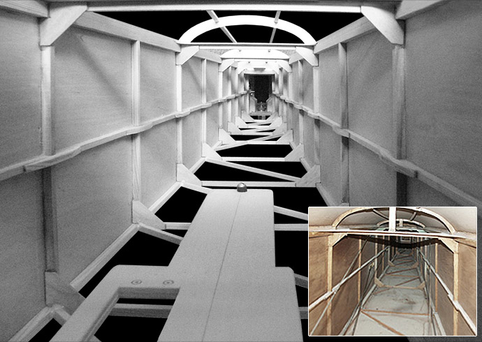 Struktur des Leitwerktr&auml;gers