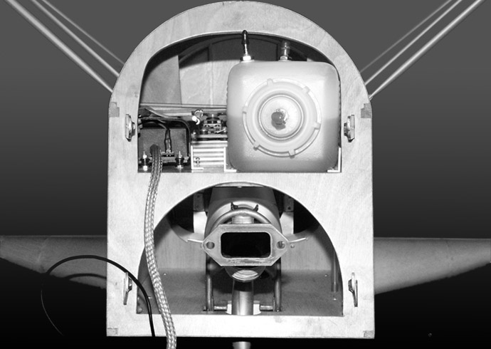 Blick durch den Kopfspant